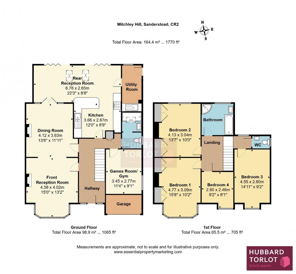 Floorplan for Mitchley Hill, Sanderstead