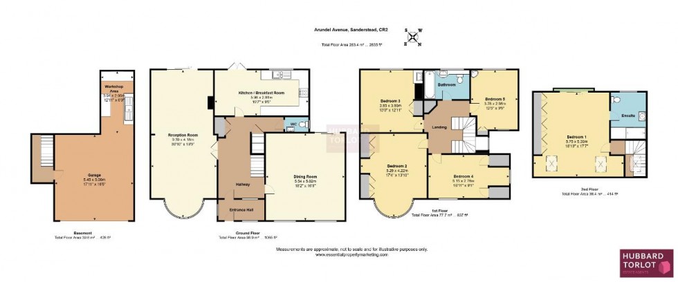 Floorplan for Arundel Avenue, Sanderstead