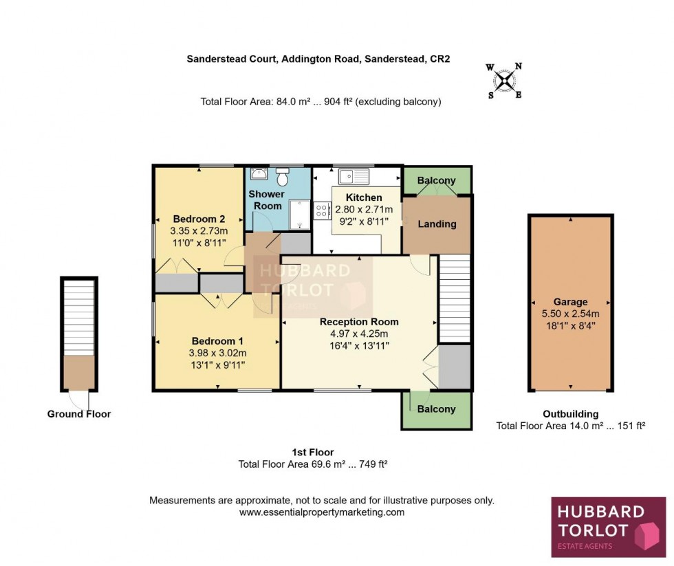 Floorplan for Addington Road, Sanderstead