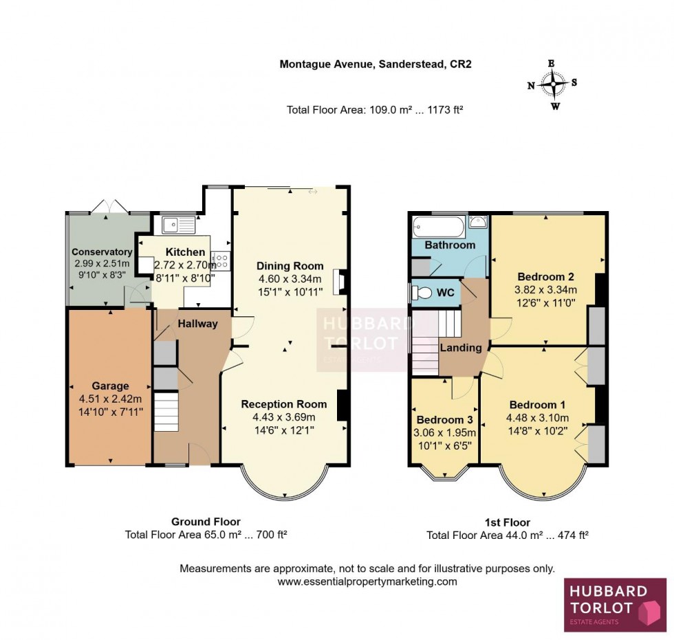 Floorplan for Sanderstead, South Croydon