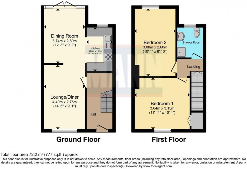 Floorplan for Hamsey Green Gardens, Warlingham