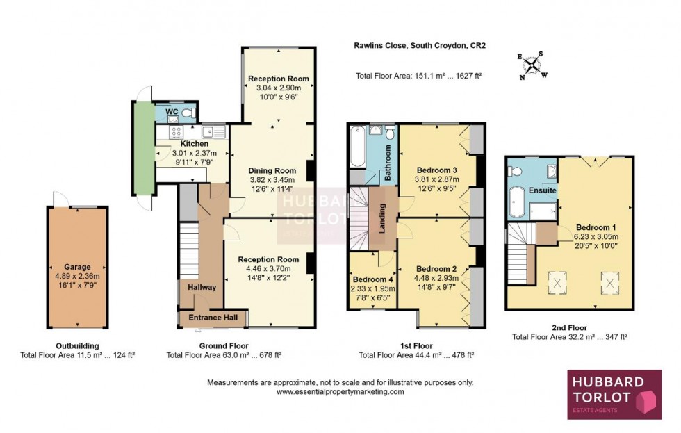 Floorplan for Selsdon, South Croydon