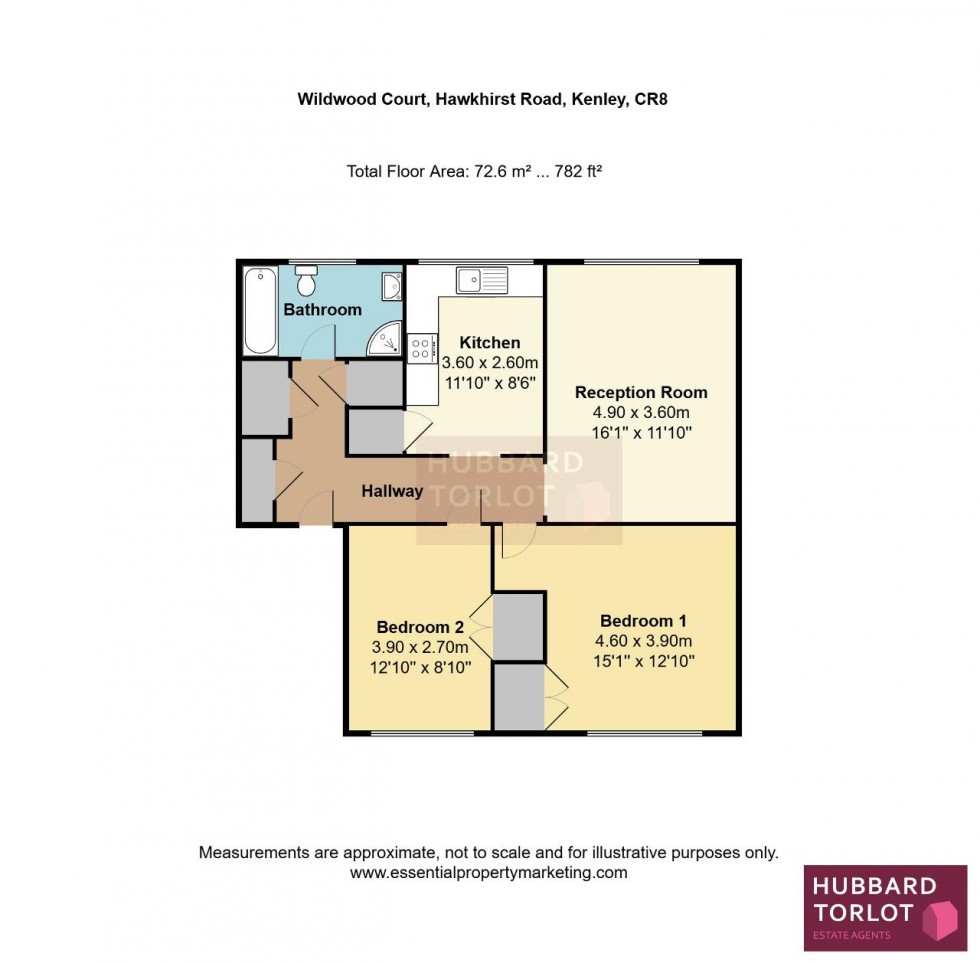 Floorplan for Hawkhirst Way, Kenley