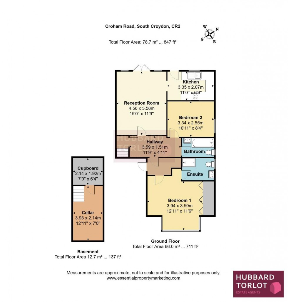 Floorplan for Croham Road, South Croydon