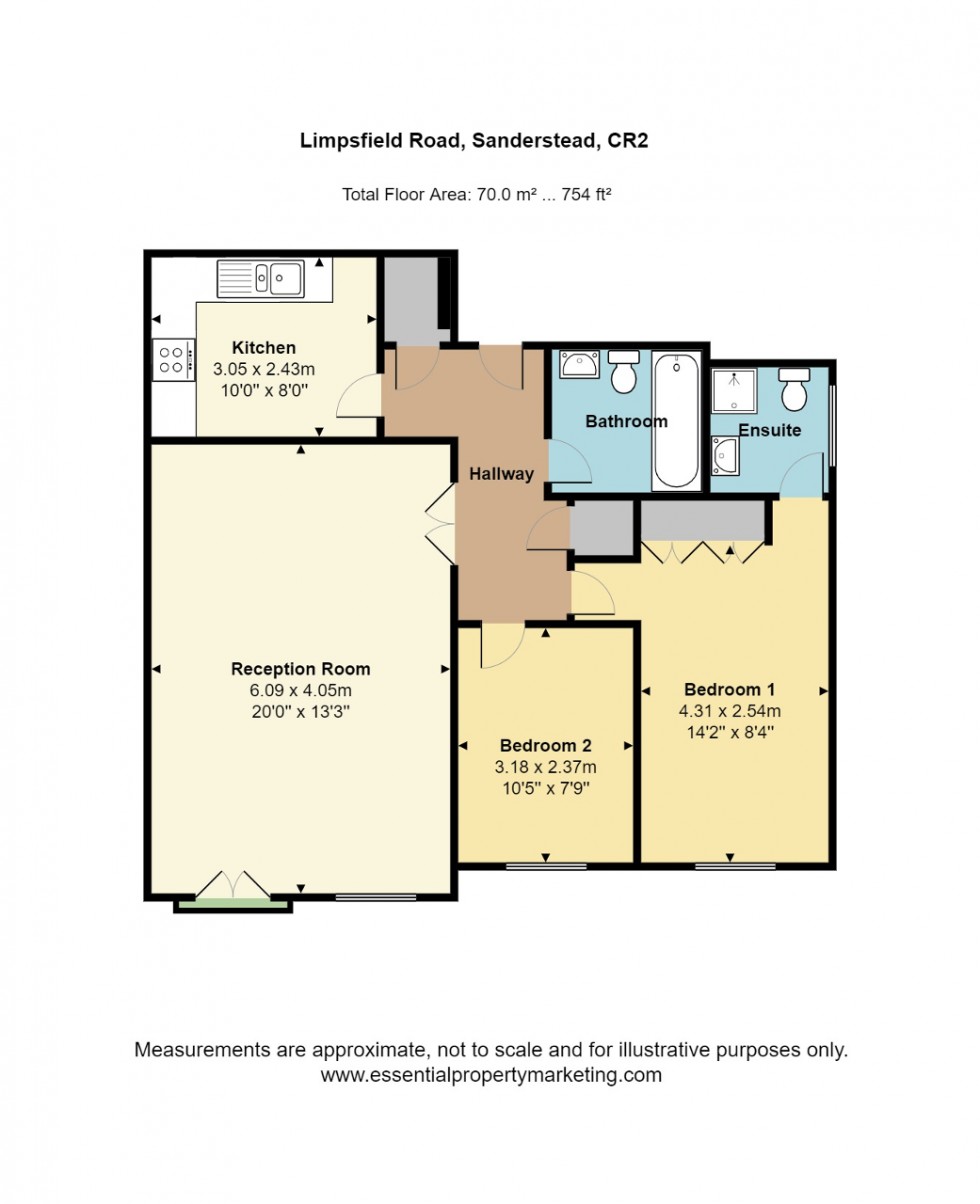 Floorplan for Sanderstead