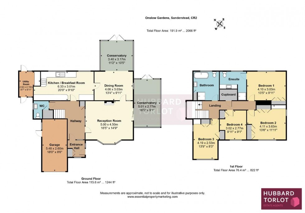 Floorplan for Onslow Gardens, South Croydon