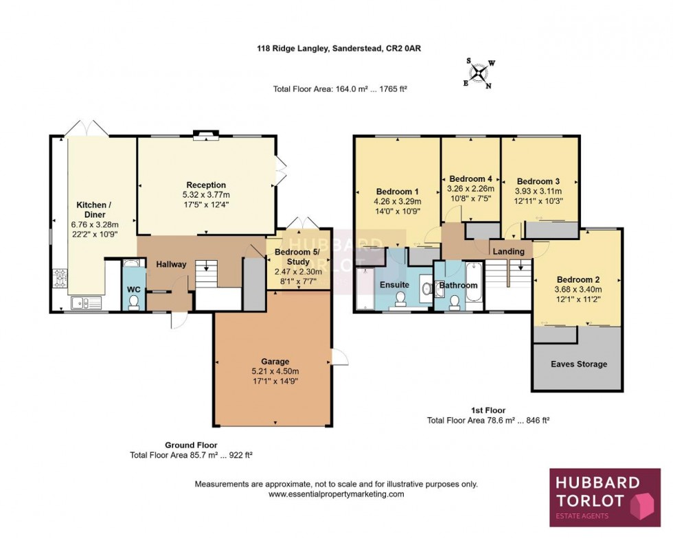 Floorplan for Ridge Langley, South Croydon