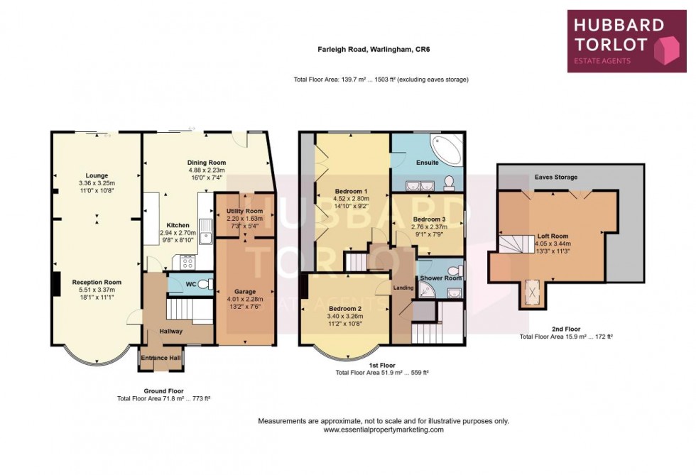 Floorplan for Farleigh Road, Warlingham