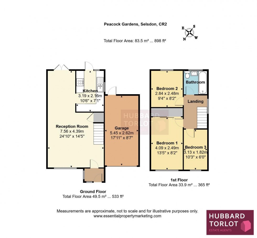 Floorplan for Selsdon, South Croydon