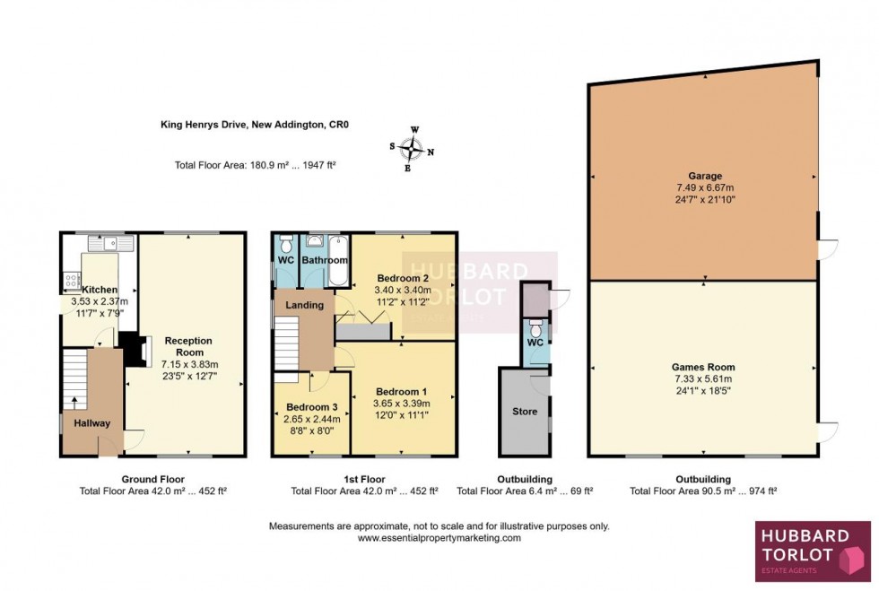 Floorplan for New Addington, Croydon