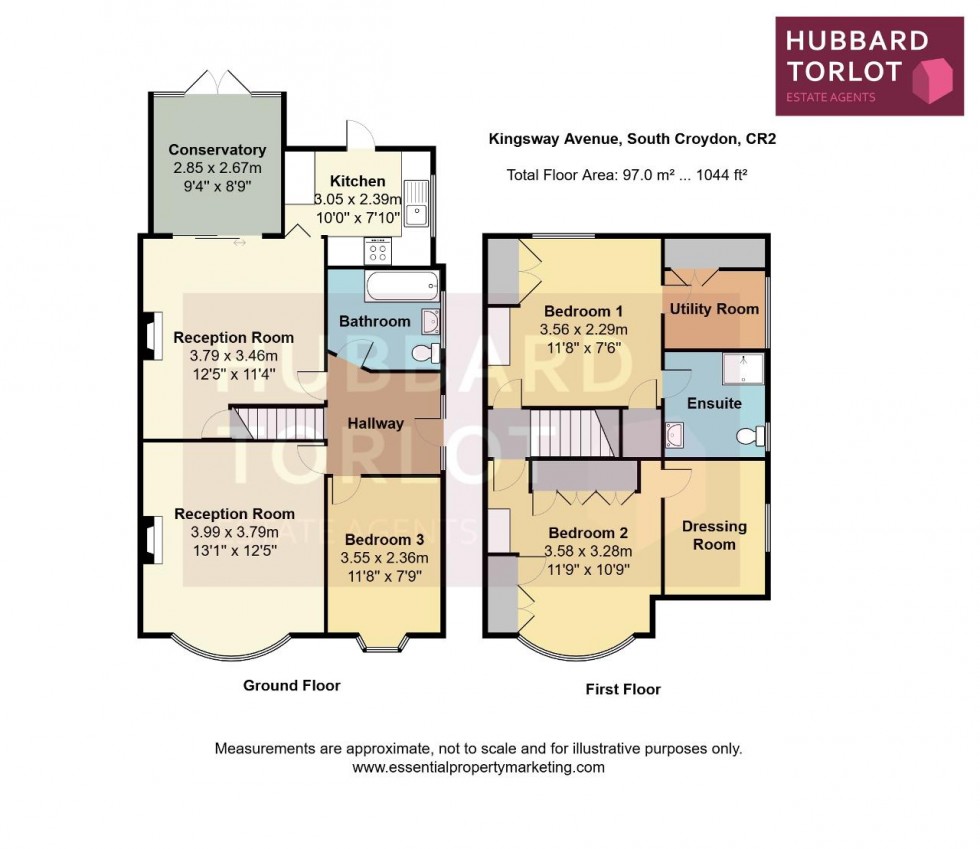Floorplan for Kingsway Avenue, South Croydon