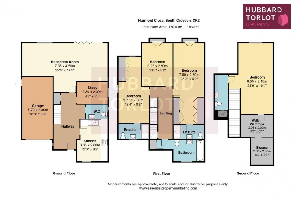 Floorplan for Hurnford Close, Sanderstead