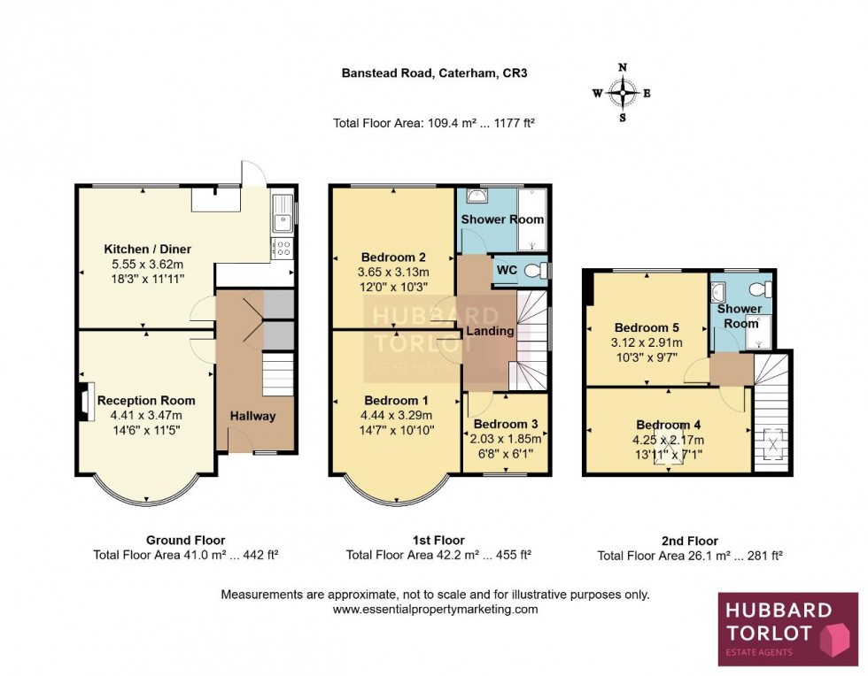 Floorplan for Banstead Road, Caterham
