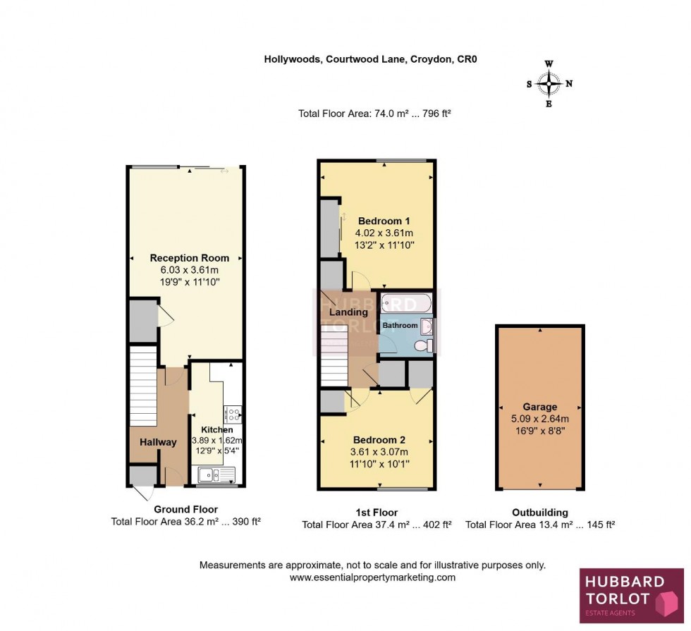 Floorplan for Court Wood Lane, South Croydon