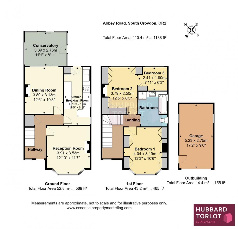 Floorplan for Selsdon, South Croydon