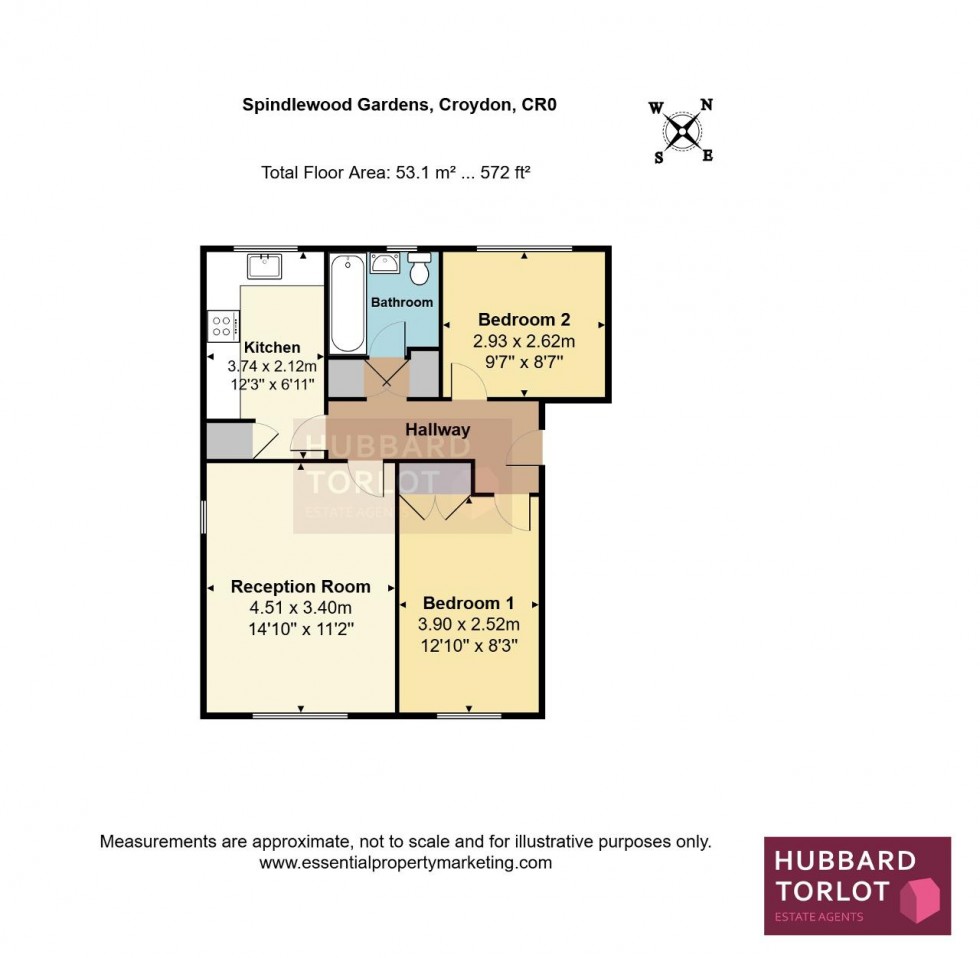 Floorplan for Spindlewood Gardens, Croydon