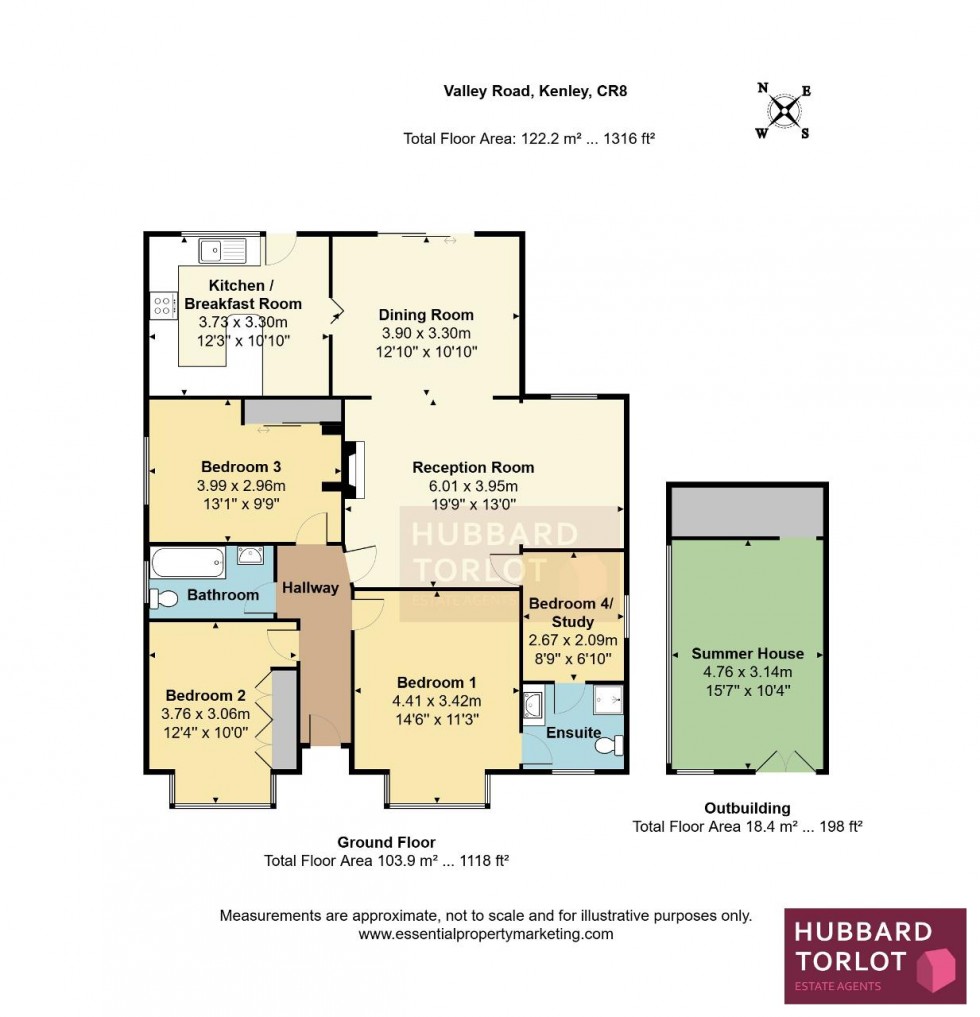 Floorplan for Valley Road, Kenley