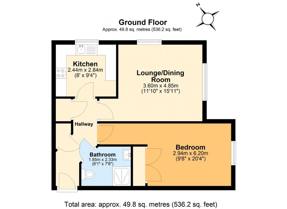 Floorplan for Spire Place, Warlingham