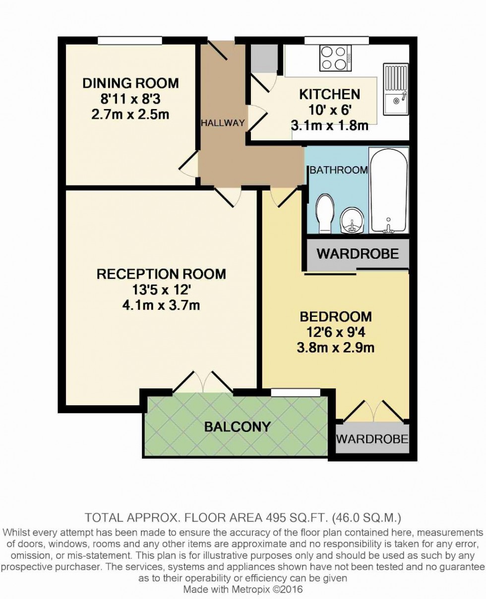 Floorplan for Kingswood Avenue, South Croydon