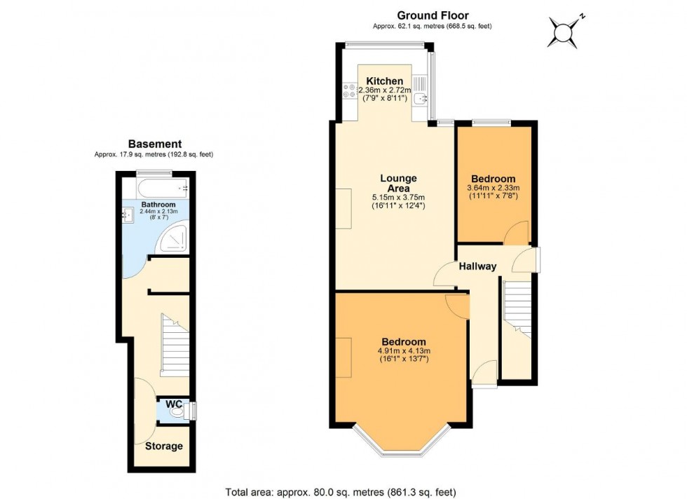 Floorplan for Lismore Road, South Croydon