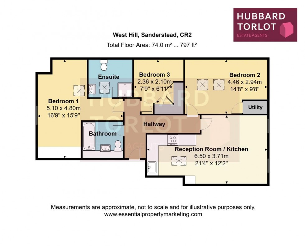 Floorplan for West Hill, Sanderstead