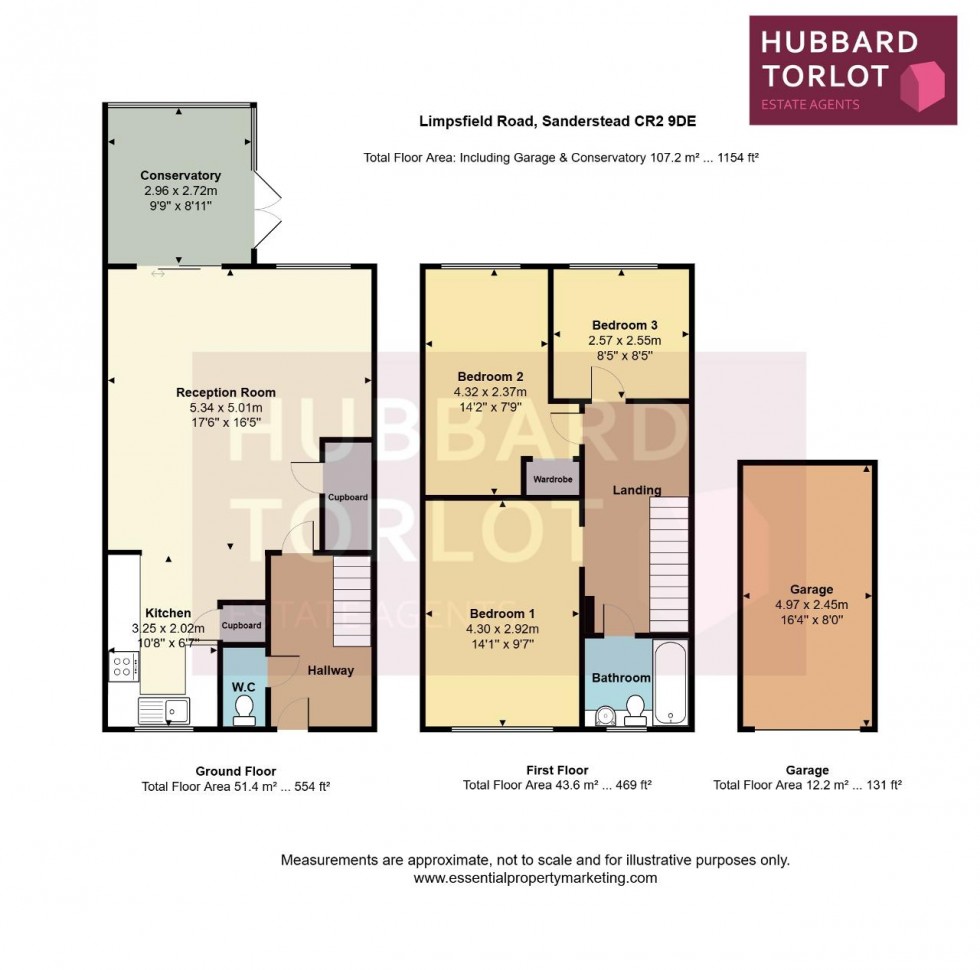 Floorplan for Limpsfield Road, Sanderstead