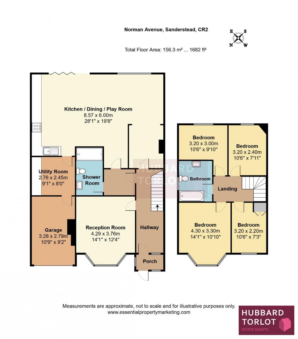 Floorplan for Norman Avenue, Sanderstead