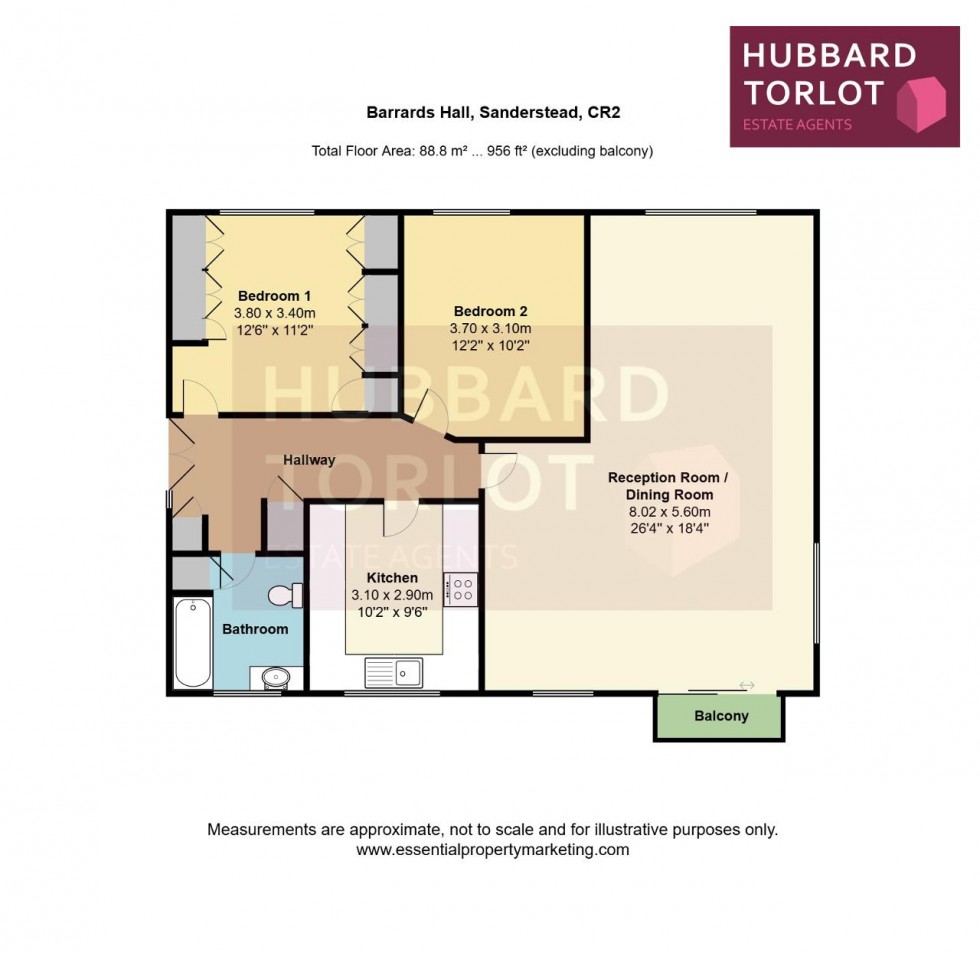 Floorplan for Beech Avenue, Sanderstead