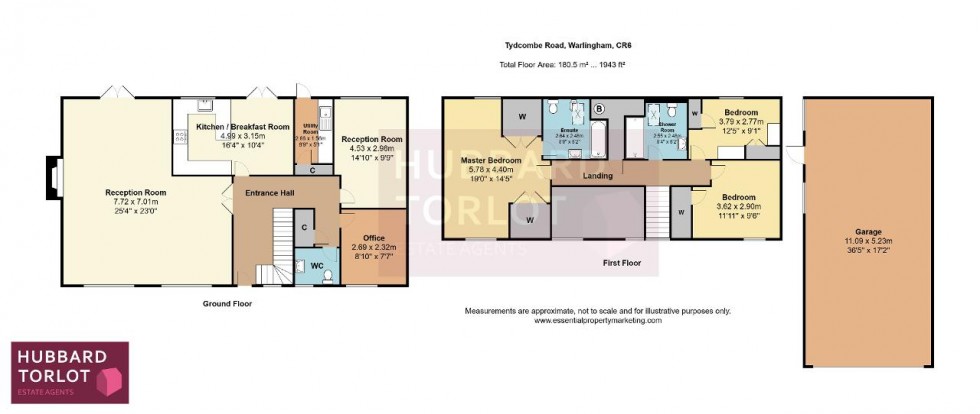 Floorplan for Tydcombe Road, Warlingham