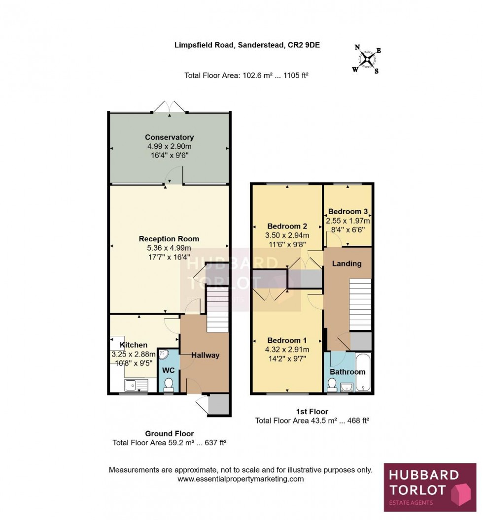 Floorplan for Limpsfield Road, South Croydon