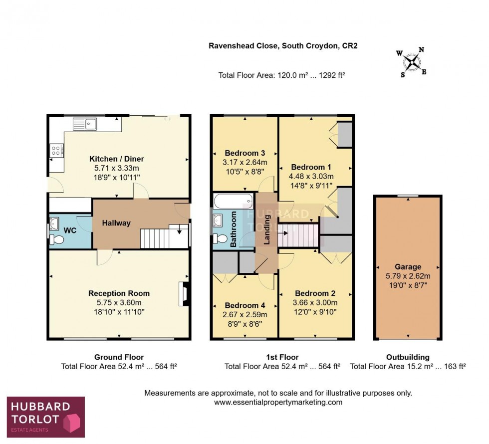 Floorplan for Selsdon, South Croydon