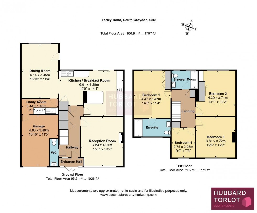 Floorplan for Farley Road, South Croydon