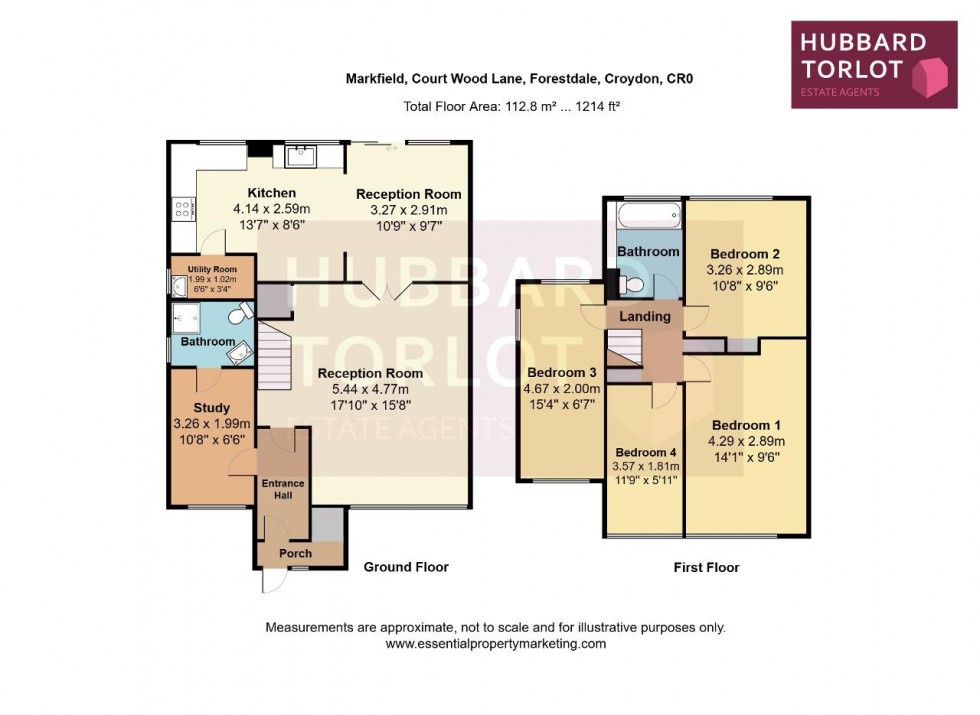 Floorplan for Courtwood Lane, South Croydon