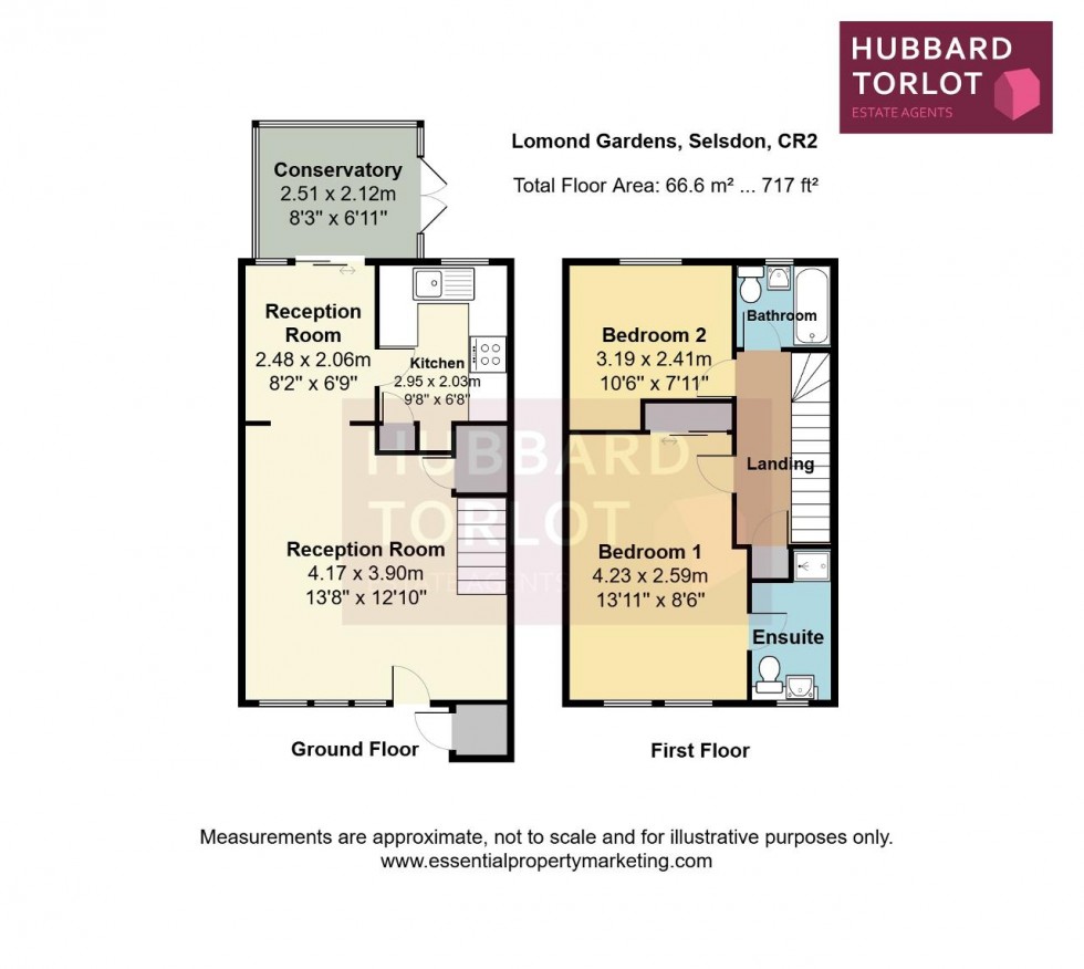 Floorplan for Lomond Gardens, South Croydon