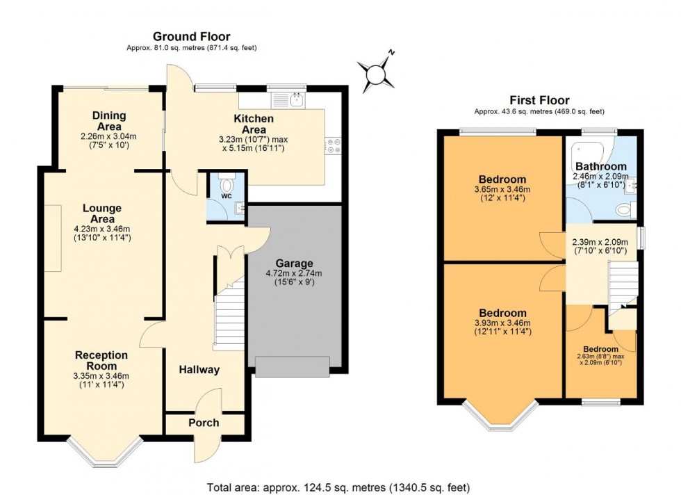 Floorplan for Queenhill Road, South Croydon