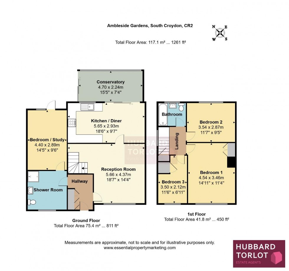 Floorplan for Selsdon, South Croydon