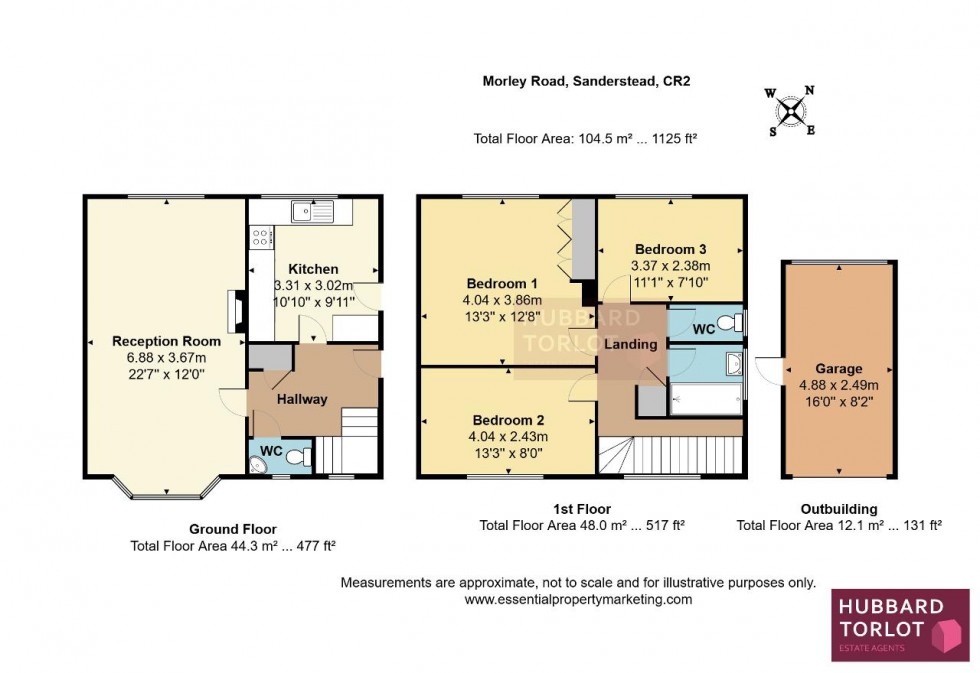 Floorplan for Morley Road, South Croydon