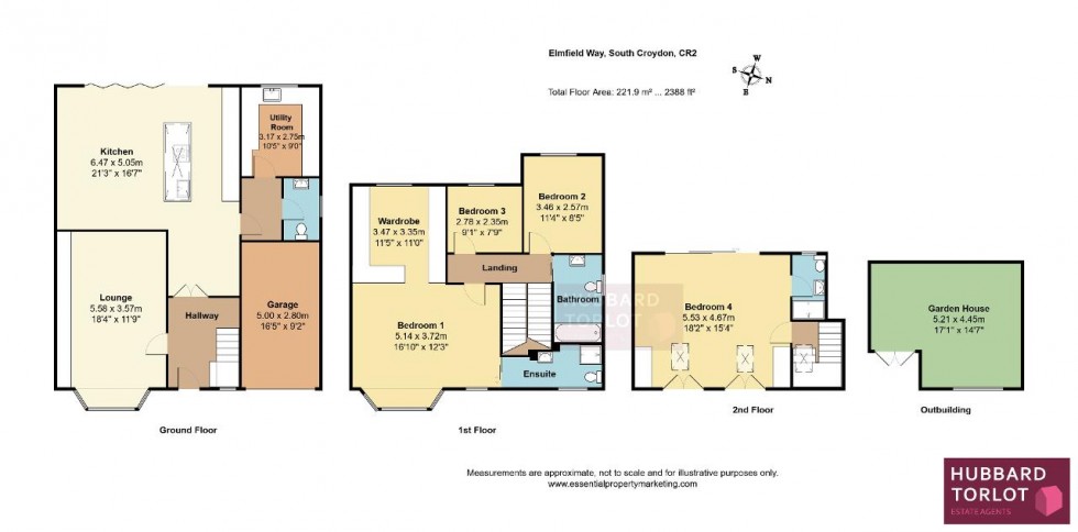 Floorplan for Elmfield Way, South Croydon