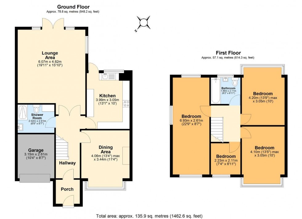 Floorplan for Hamsey Green Gardens, Warlingham