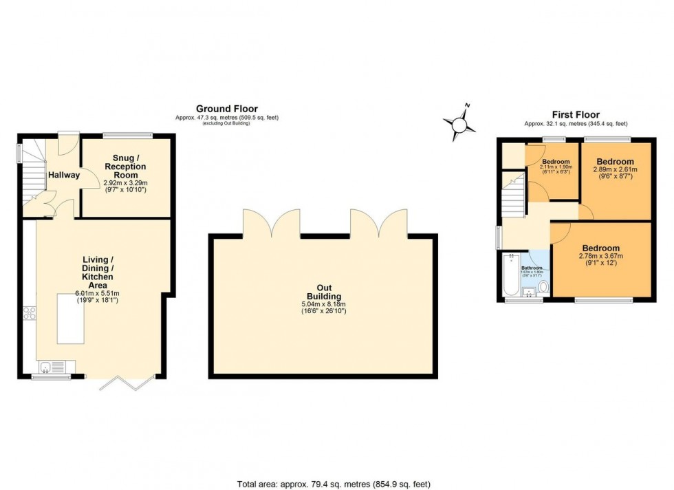Floorplan for New Addington, Croydon
