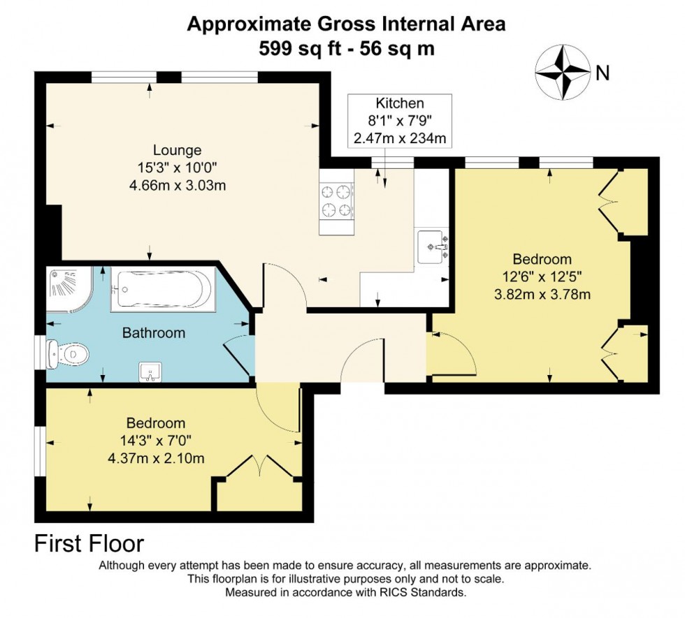 Floorplan for Campden Road, South Croydon