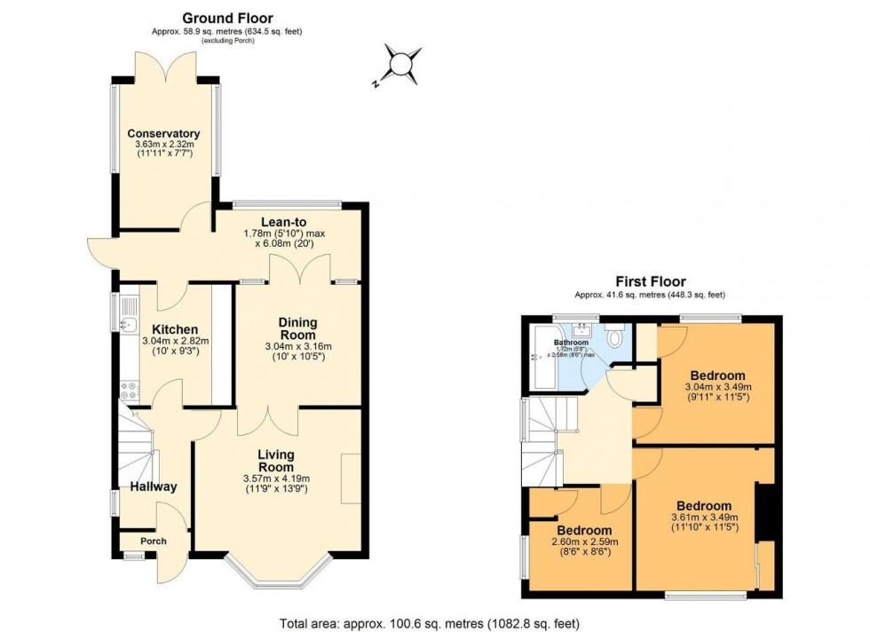 Floorplan for Harewood Gardens, South Croydon