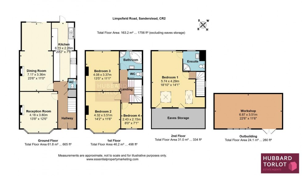 Floorplan for Limpsfield Road, Sanderstead