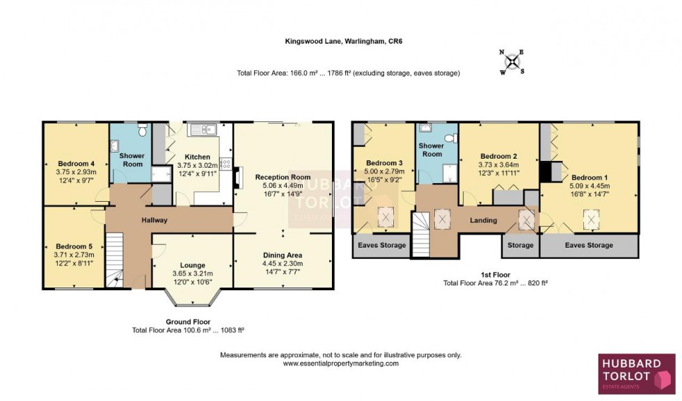 Floorplan for Kingswood Lane, Warlingham