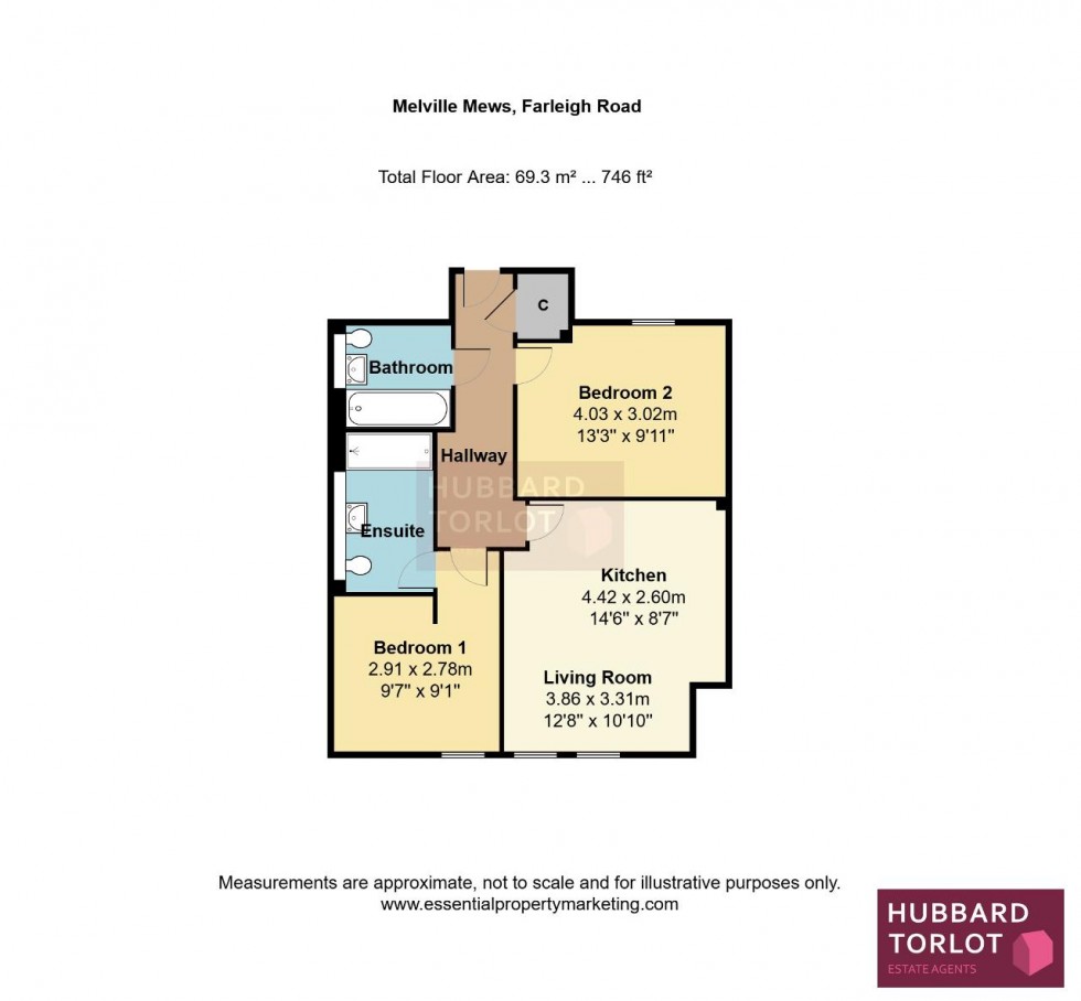 Floorplan for Farleigh Road, Warlingham