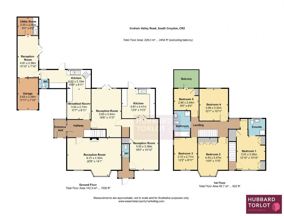 Floorplan for Croham Valley Road, South Croydon