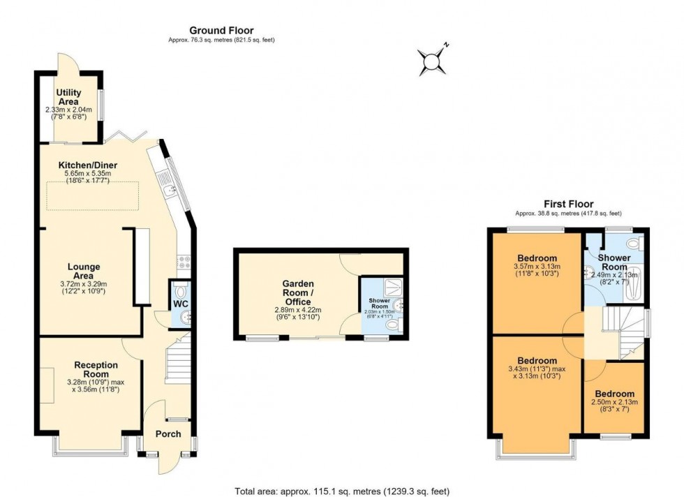 Floorplan for Verdayne Gardens, Warlingham