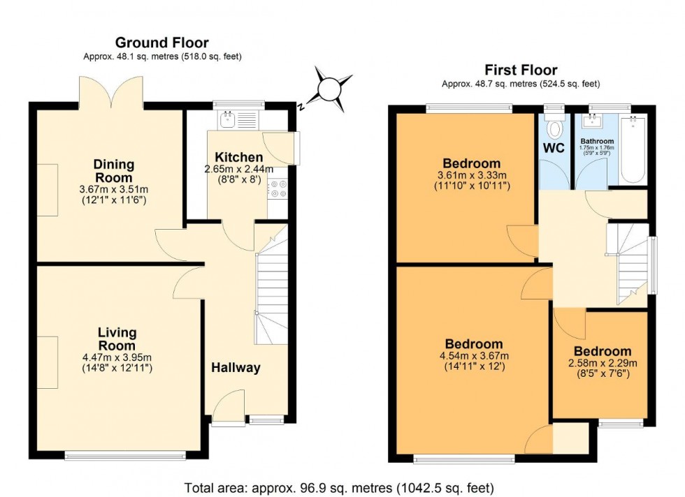 Floorplan for Selsdon, South Croydon