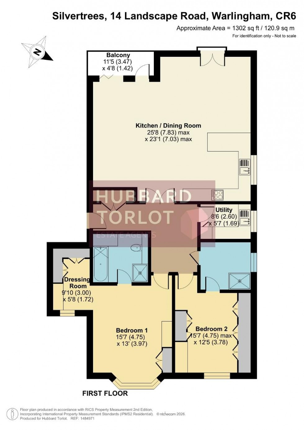 Floorplan for Landscape Road, Warlingham