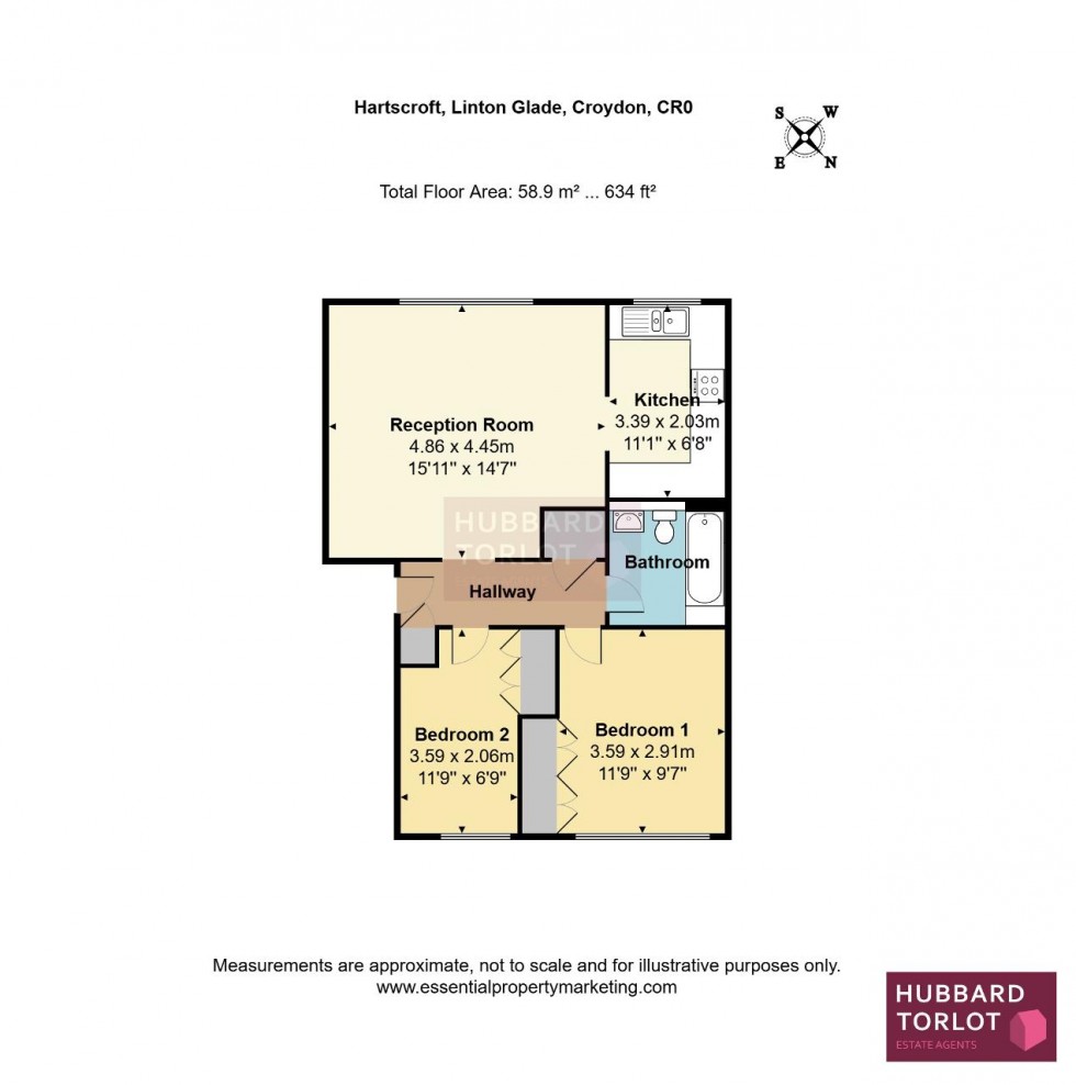 Floorplan for Linton Glade, South Croydon